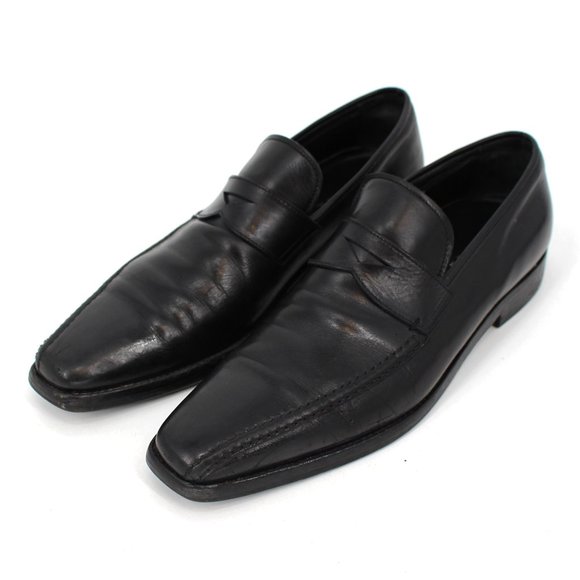 Almond Toe Slipon Penny Loafer Shoes 